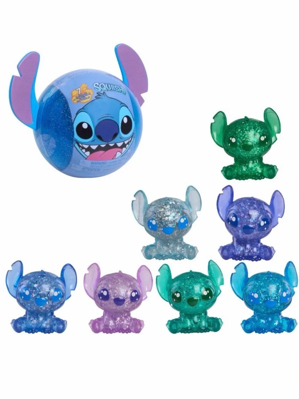 Disney Stitch Squish Figurine - collect all 7‎ colors